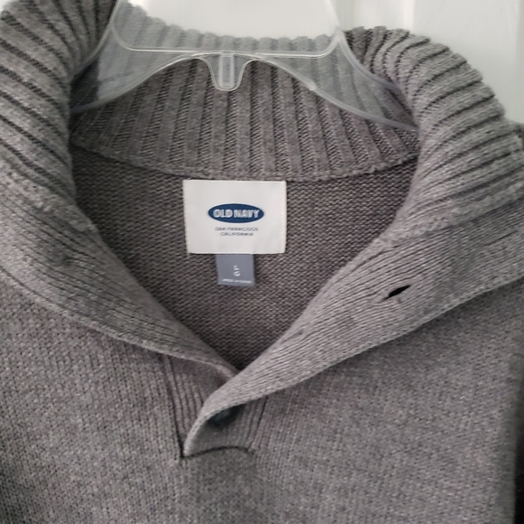 3/$18 Old Navy Mens Grey Sweater - Large - Picture 4 of 4